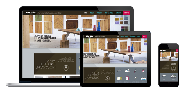 Siamo online con il nuovo sito TOC TOC Interiors!